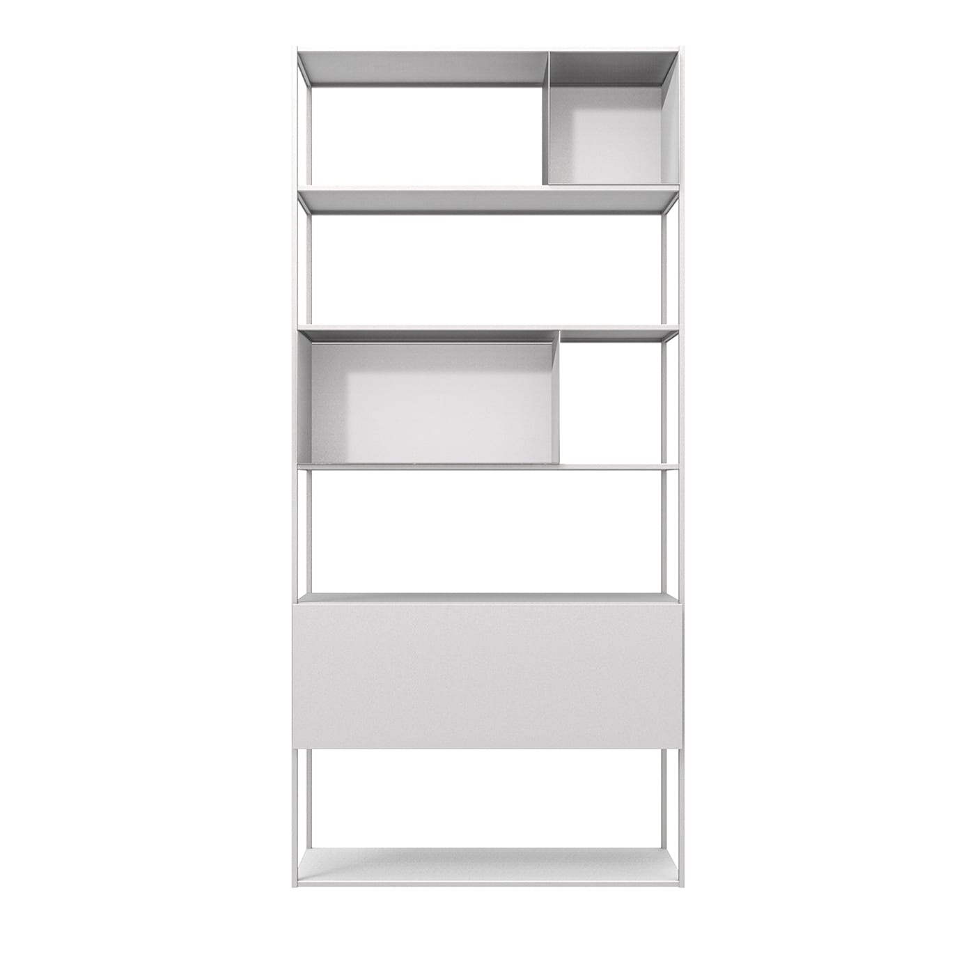 Libreria Easy Irony White di Maurizio Peregalli #1