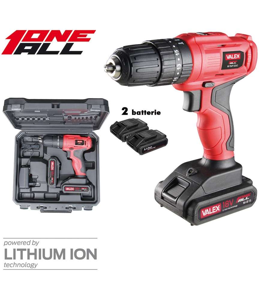 Trapano Avvitatore Al Litio Con Percussione M-Tap1 18 K1