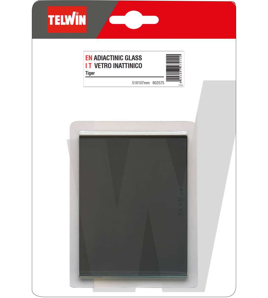 Vetro inattinico per maschera