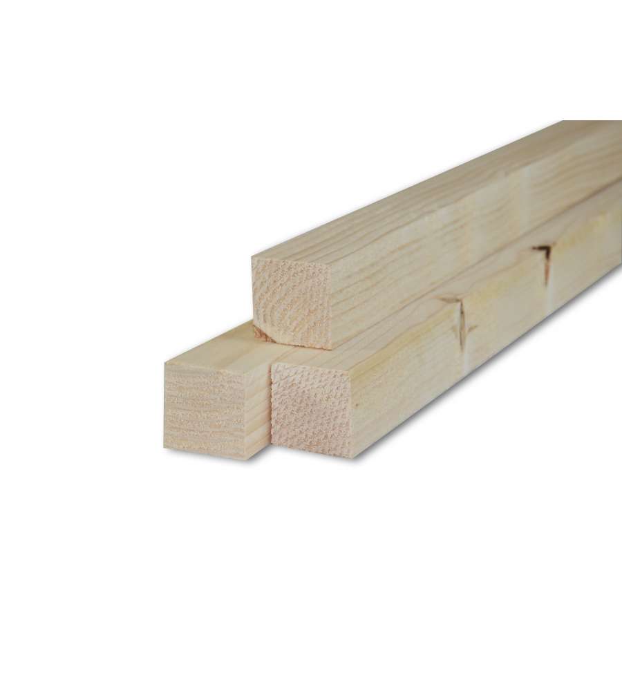 Listello Grezzo in Abete - 50x50x2000 mm