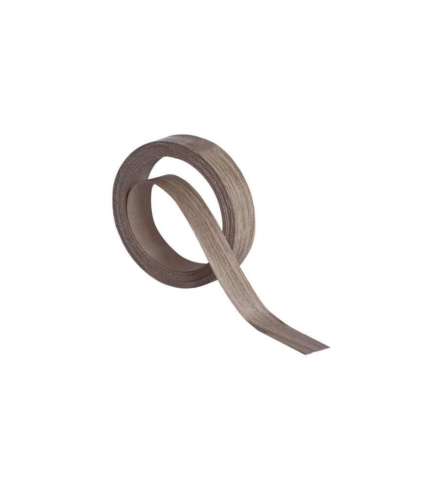 Bordo Melaminico Preincollato Rovere Grigio 19MMX5MT Per Ripiano