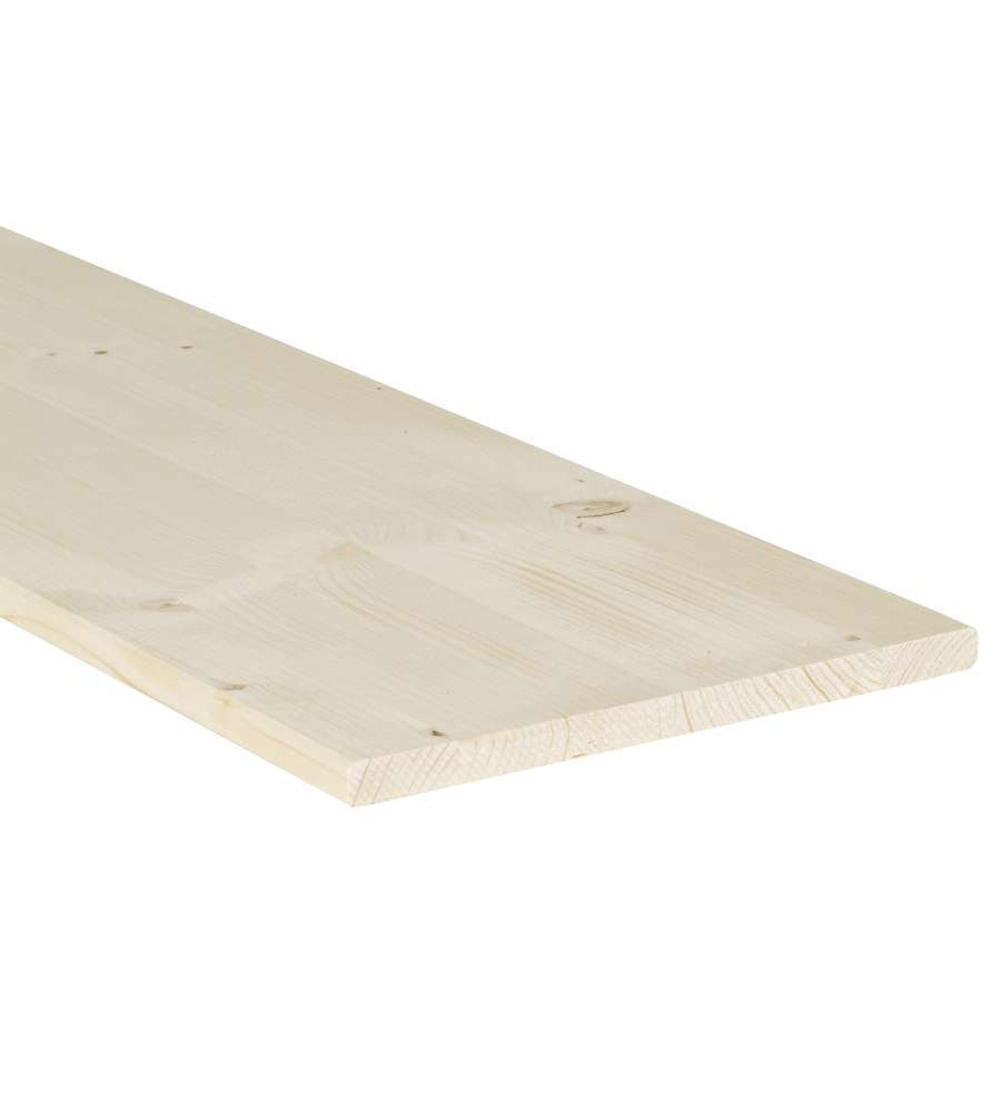 Pircher Pannello in Legno Lamellare di Abete Naturale 200x40 cm - Falegnameria