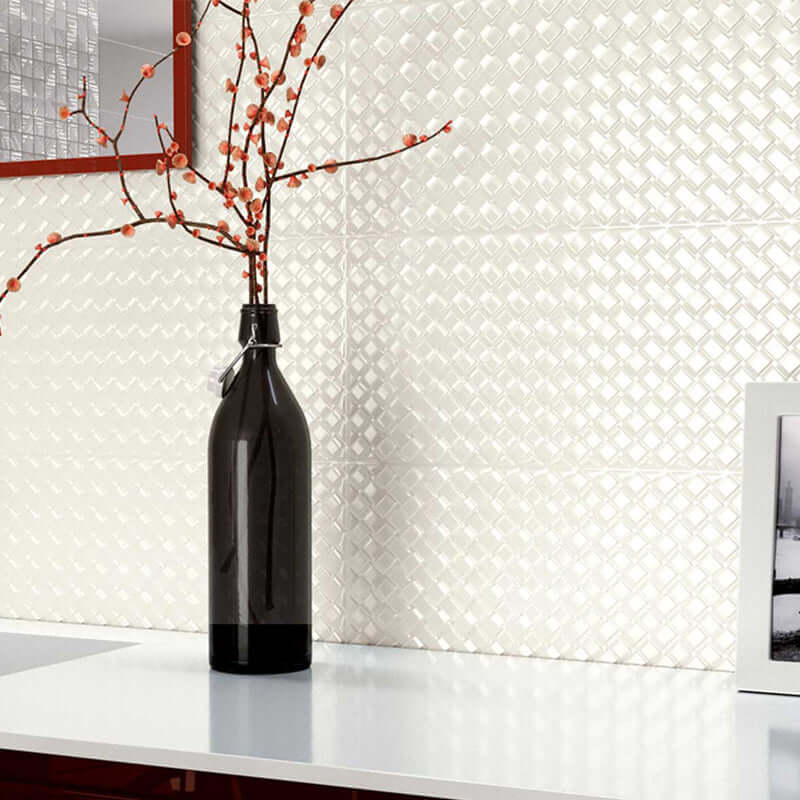 Rivestimento in Ceramica Effetto Resina 20x60 Struttura Canvas Lux Smart - Herberia