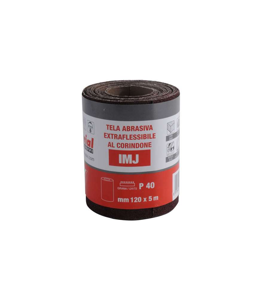 Tela Smeriglio Resinata Rt 120 M 5 Gr 120 Imperial