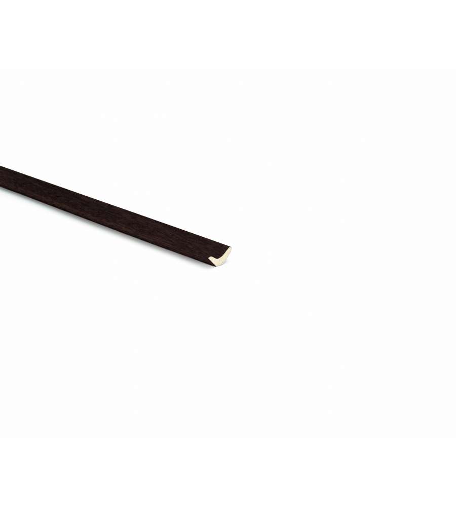 Contrangolo in Legno Noce Scuro - 22x10x3000 mm