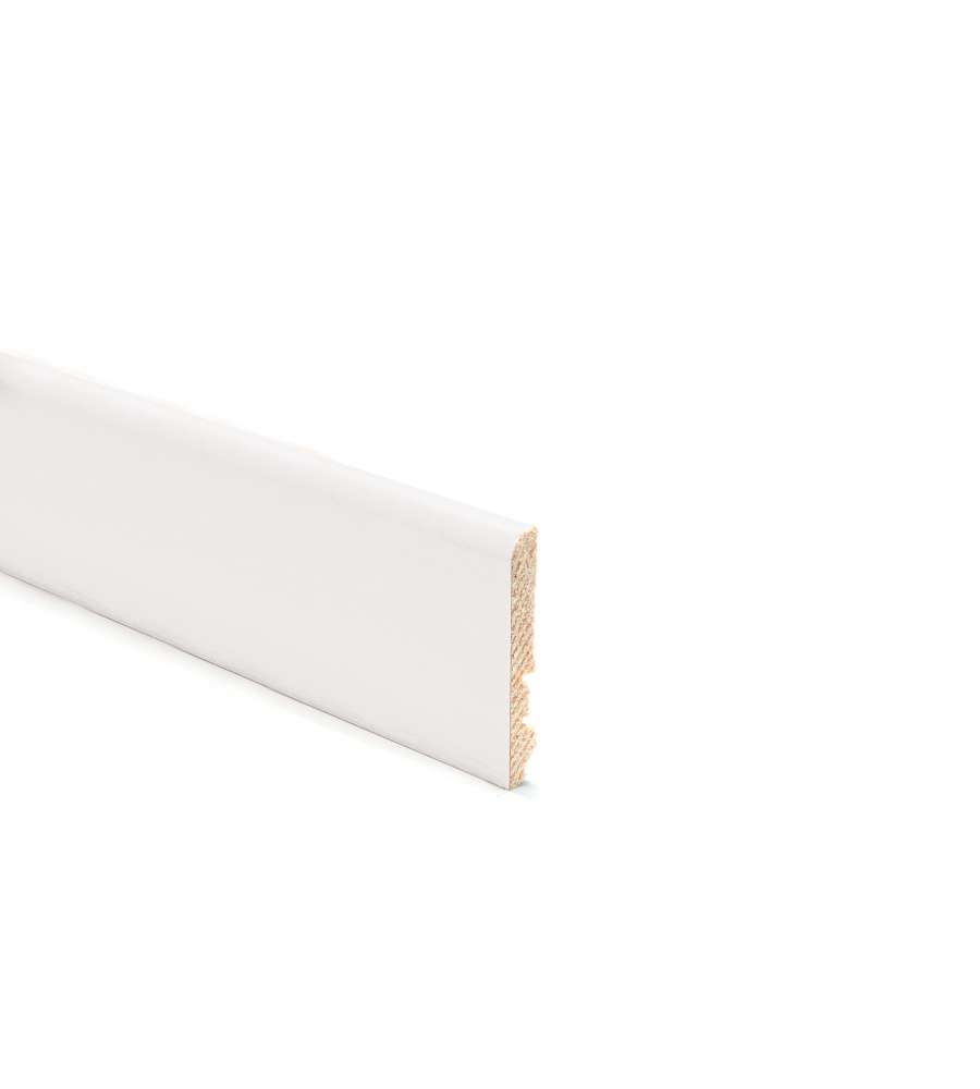 Battiscopa Kimono Impiallacciato - Bianco - 2250mm