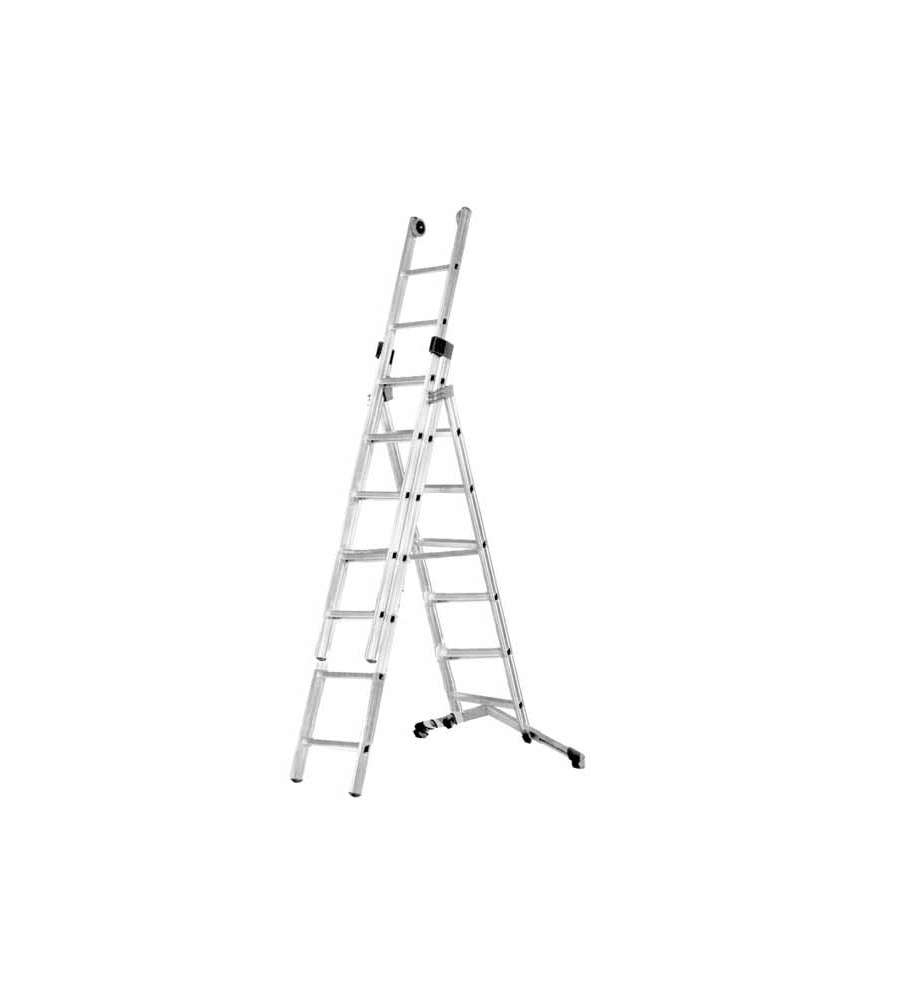 Scala in Alluminio Prima R3 10+11+11 gradini 354/530/810 cm Facal