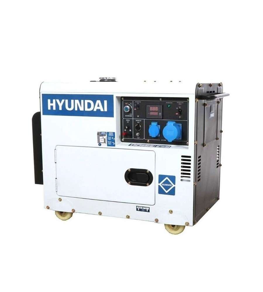 Hyundai Generatore 6KW 456cc Diesel con AVR silenziato 65247
