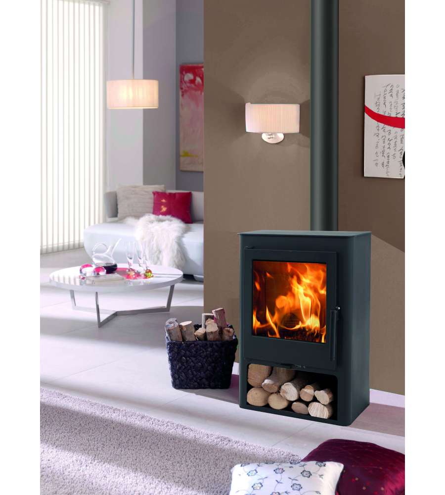 Panadero Stufa a Legna Knysna 5.9 KW - Riscaldamento 180 m³ - Design Classico