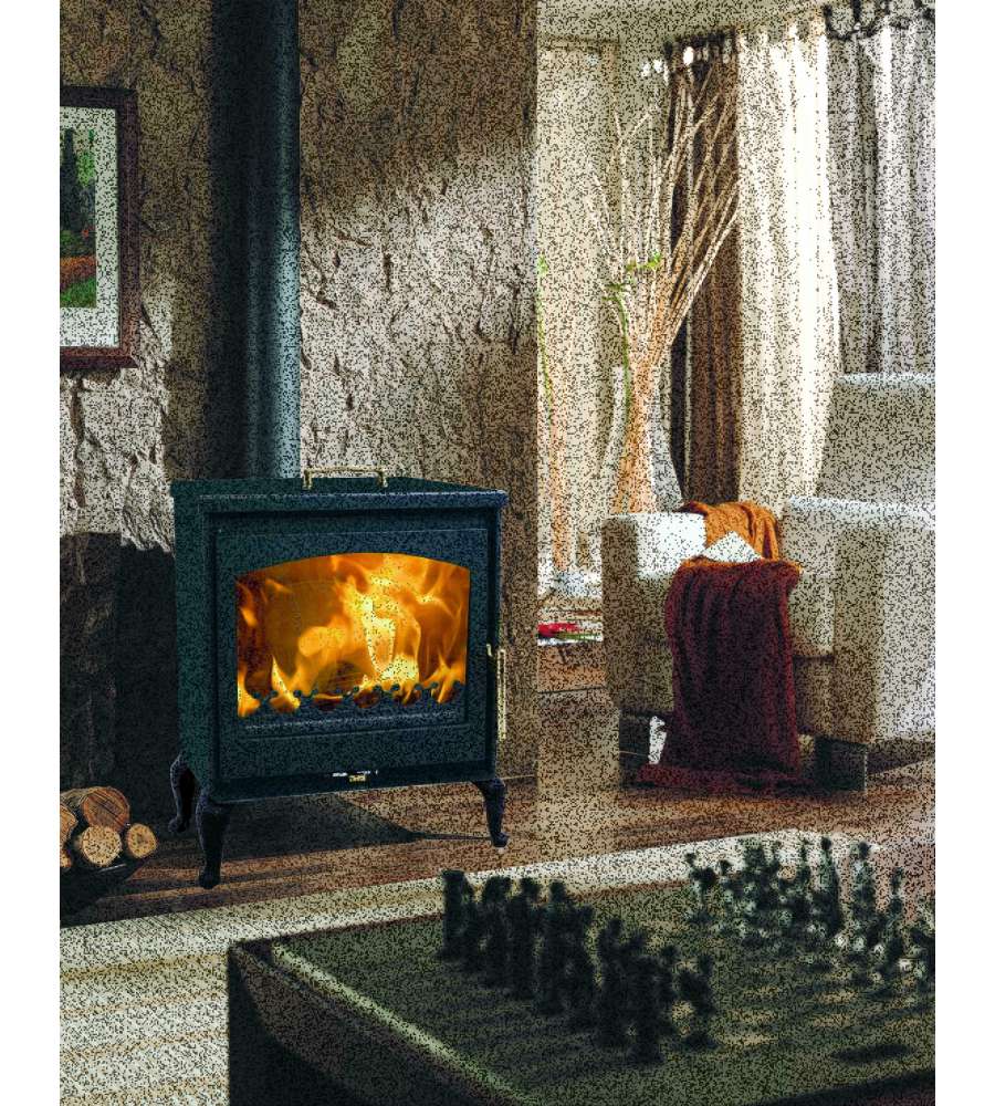 Panadero Stufa a Legna Castilla - 8 KW - 240 m3