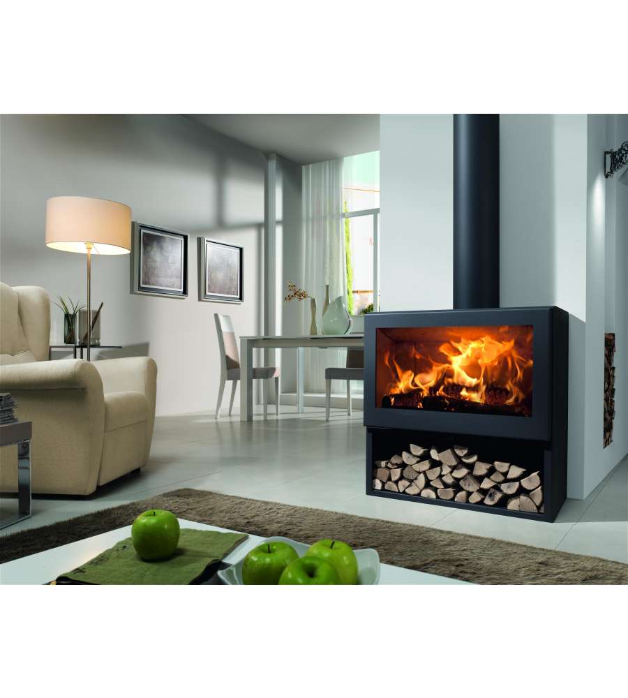 Panadero Stufa a Legna Fenix 5S - 7,7 kW - Acciaio
