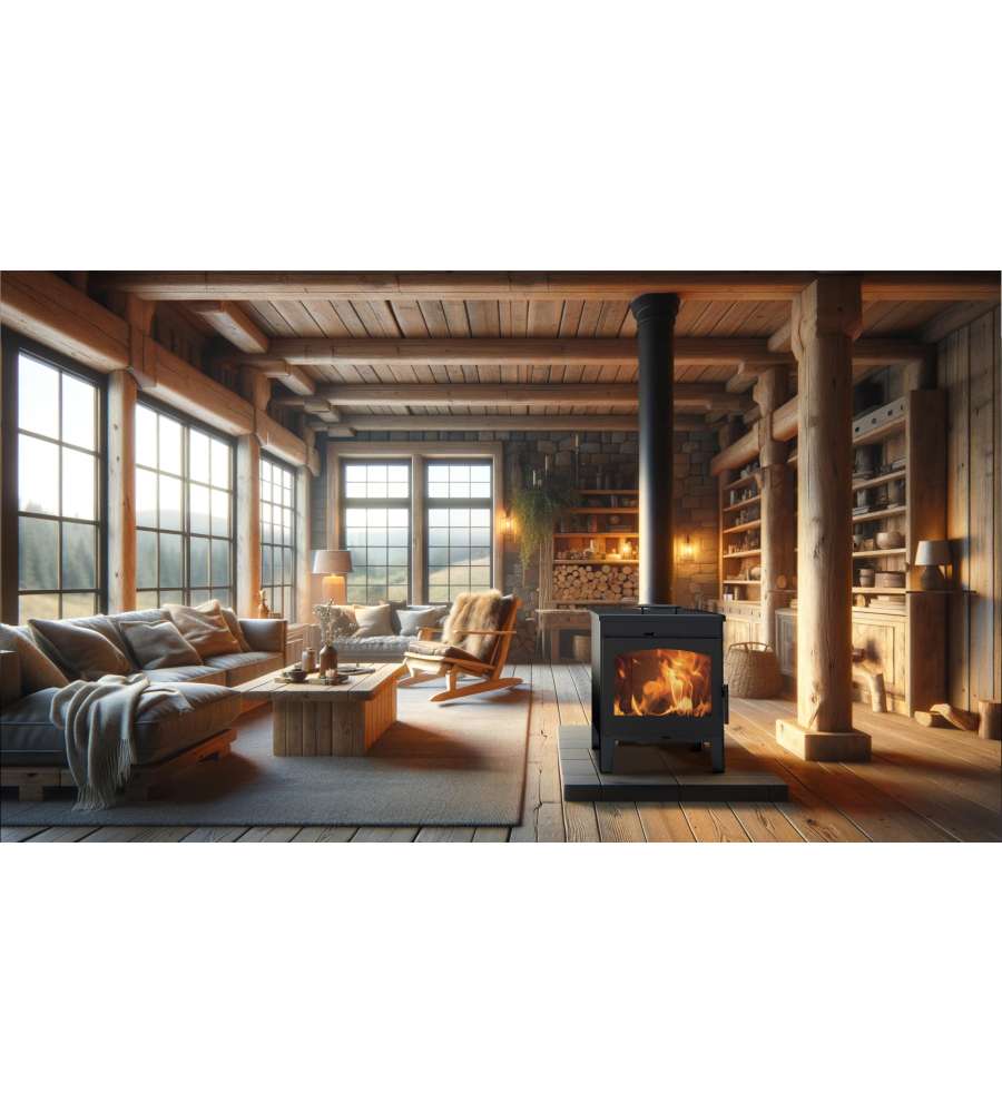 Stufa a legna Bristol 5S Panadero 7,8 Kw