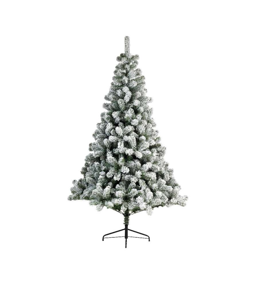 Albero di Natale Imperiale Innevato - Verde/Bianco - 150 cm