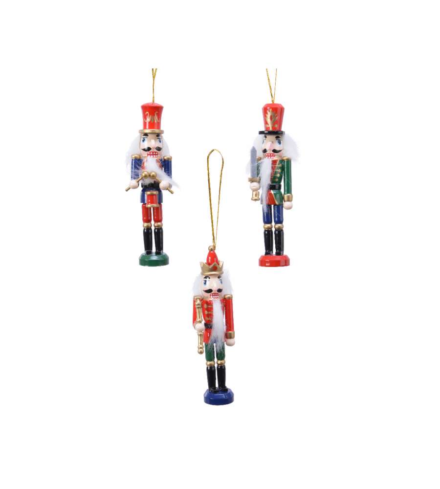 Decoro schiaccianoci 4x3xh12,5 cm assortiti