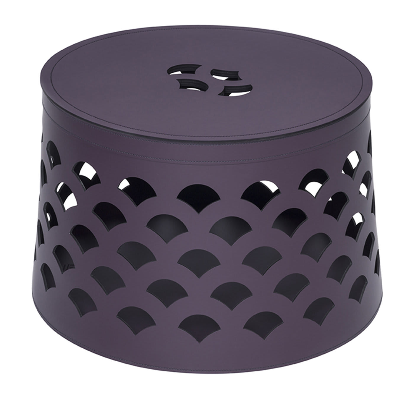 Venezia 10 Cestino rotondo con coperchio