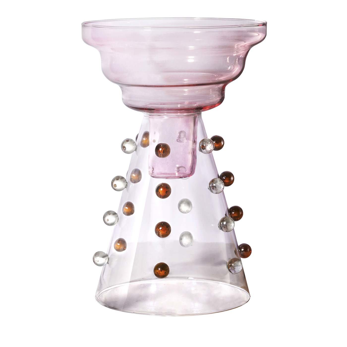 Arabesque 01 Vaso in vetro soffiato a mano