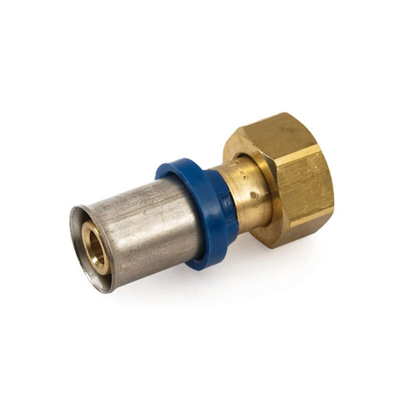 Raccordo Dritto Sede Piana con Girello e Guarnizione 5S00 Urano diam.16 Spessore 2.0 - General Fittings