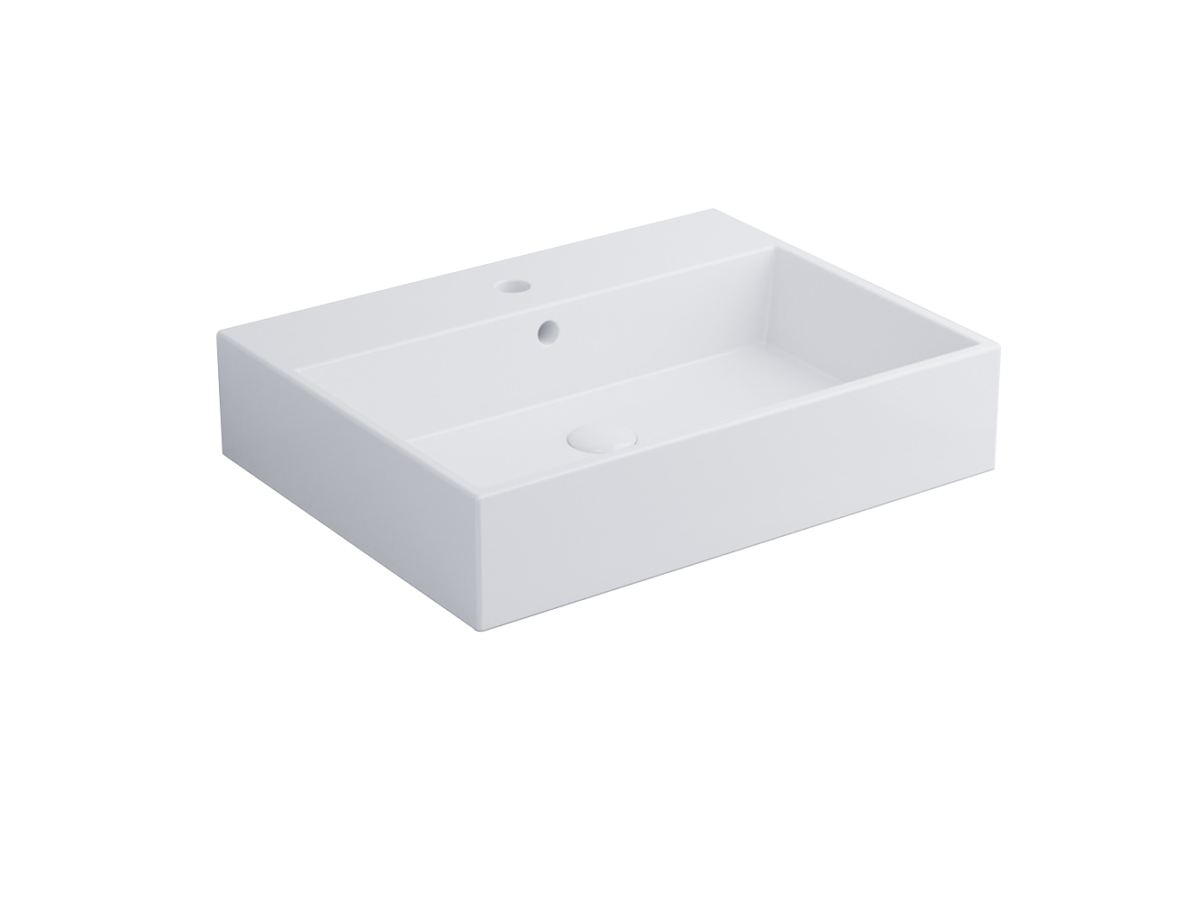 CIELO SMILE LAVABO SOSPESO/DA APPOGGIO 60 MONOFORO/3 FORI-SMLAA60