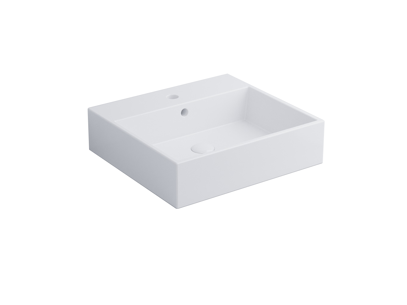 CIELO SMILE LAVABO SOSPESO/DA APPOGGIO 50 MONOFORO/3 FORI-SMLAA50