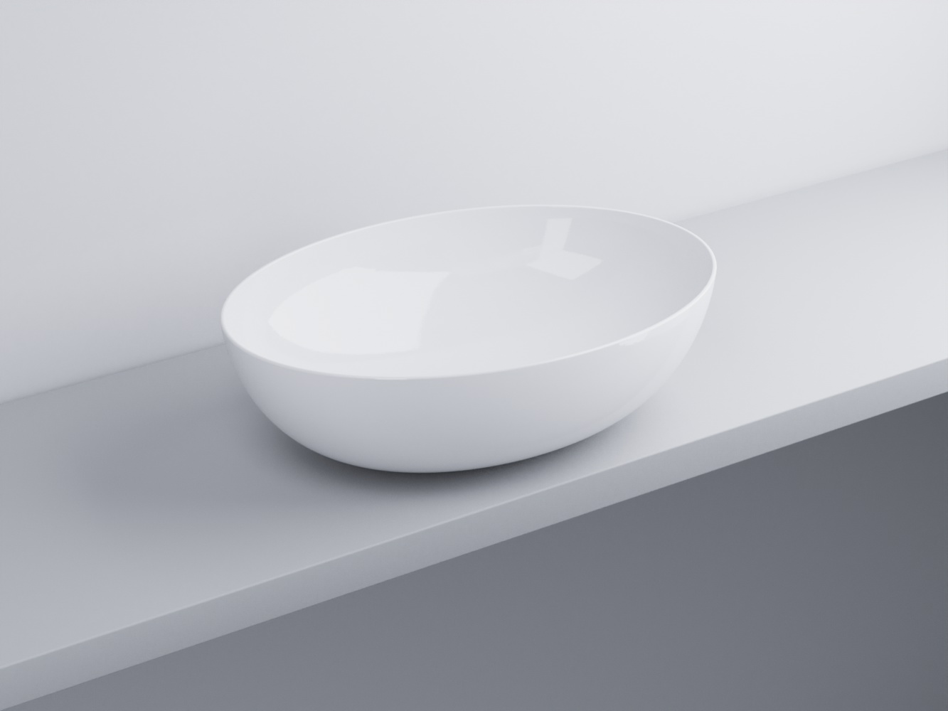 CIELO BACINELLA DA APPOGGIO OVALE SENZA TROPPO PIENO-BAECO