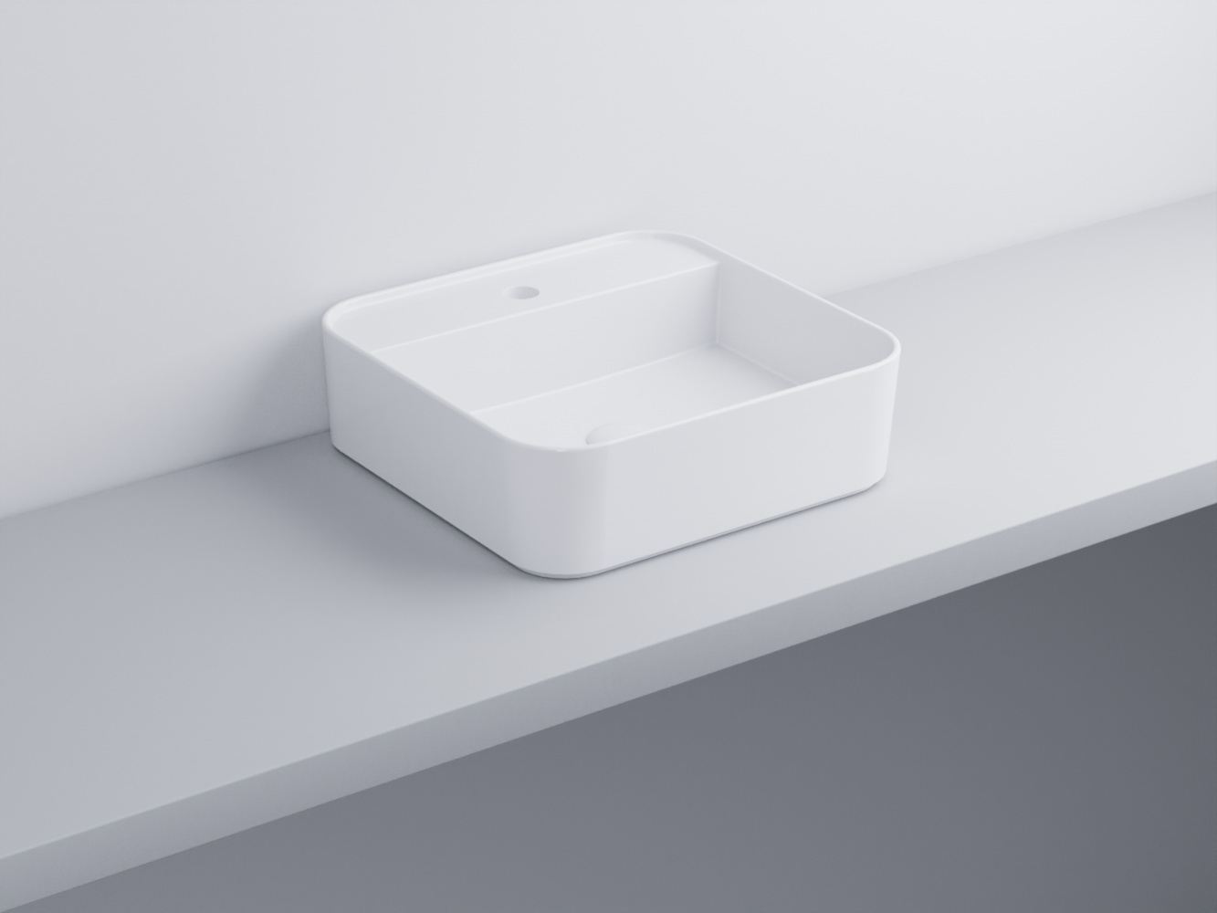 CIELO SHUI COMFORT LAVABO QUADRATO MONOFORO/3 FORI-SHCOLAQF