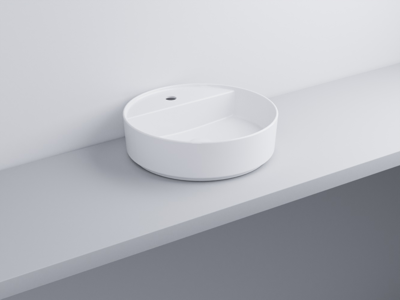 CIELO SHUI COMFORT LAVABO TONDO MONOFORO-SHCOLATF