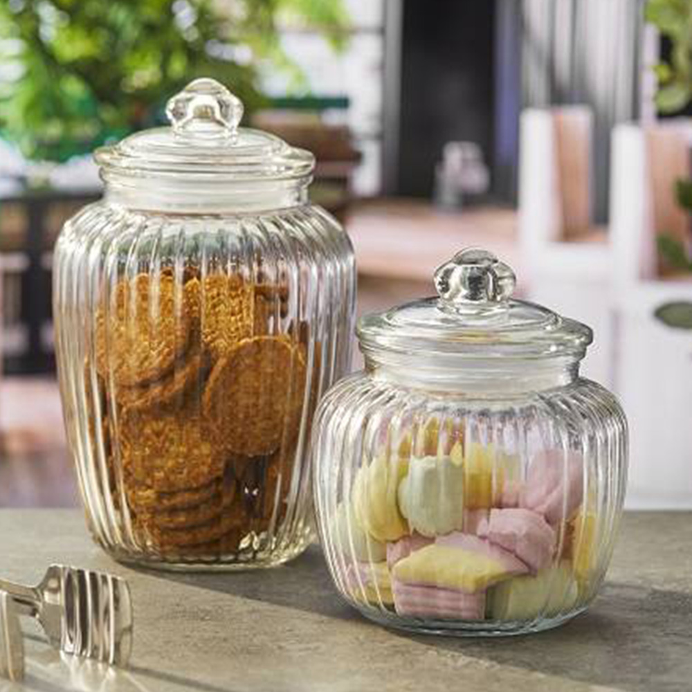 Casolaro Hotellerie Spa Glass jar with lid Casolaro Hotellerie SpA