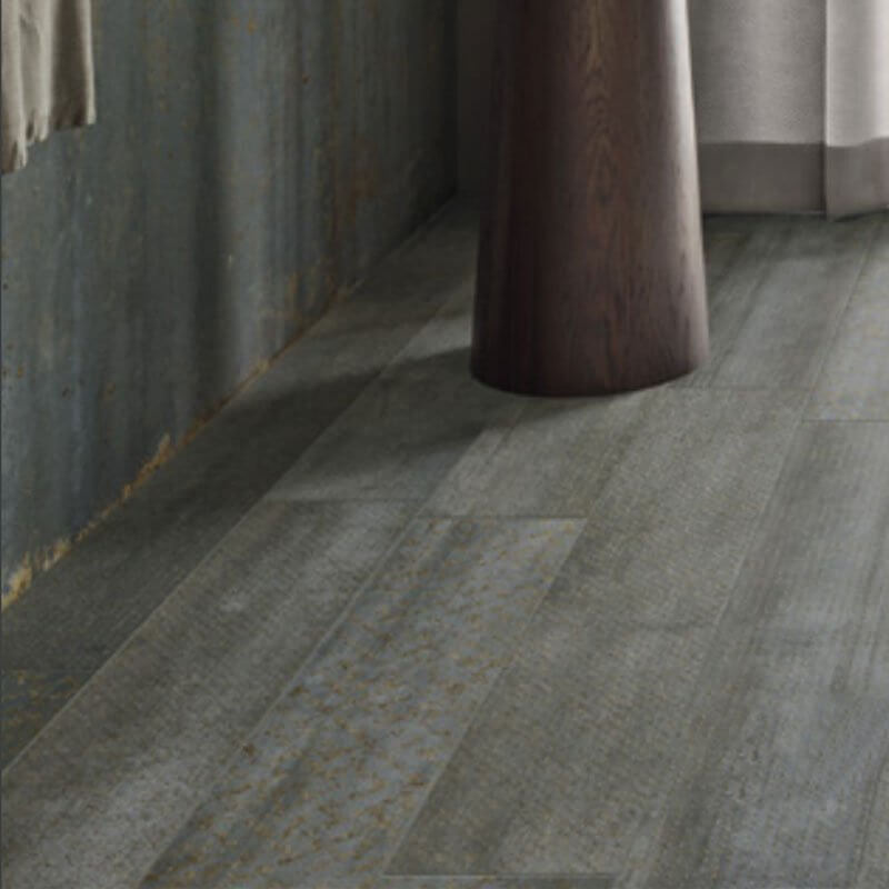 Decoro in Gres Porcellanato Effetto Pietra Rettificato Naturale 20x120 8.5mm Mix Green Oxide - Gardenia Orchidea