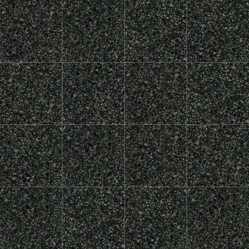 Decoro in Gres Porcellanato Effetto Pietra Rettificato Naturale 20x20 8.5mm Dots Black Play - ABK