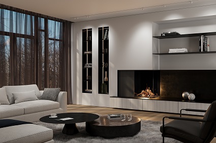 DRU MAESTRO 60/2 TALL LED SINISTRO METANO NERO LISCIO-806548576