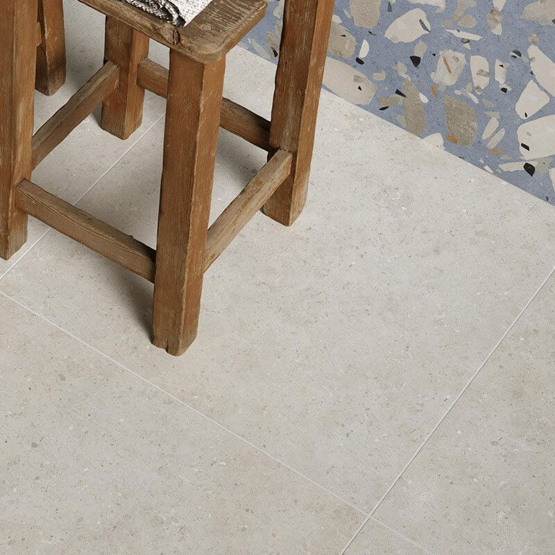 Gres Porcellanato Effetto Cemento Non Rettificato Grip 30x60 9.5mm Brera Avorio - Herberia