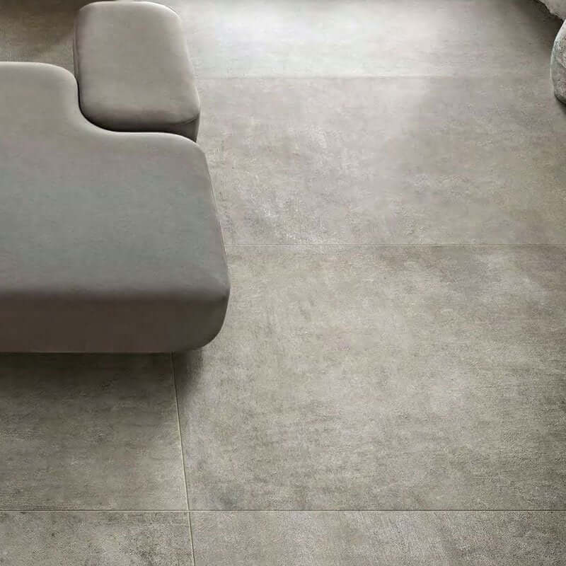 Gres Porcellanato Effetto Cemento Rettificato Grip 20.2x20.2 20mm Nuage Matieres De Rex - Florim