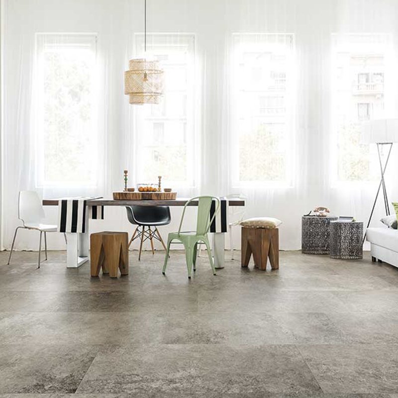 Gres Porcellanato Effetto Cemento Rettificato Naturale 60x60 9mm Vintage Taupe Artifact - Florim