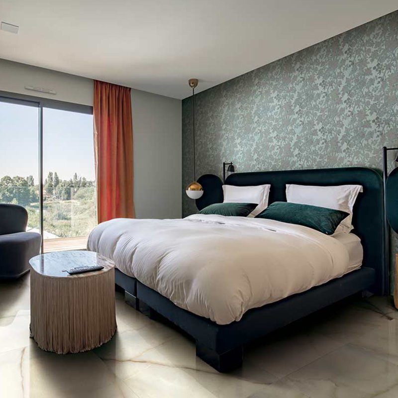 Gres Porcellanato Effetto Marmo Lucido 40x80 Onyx Blache Les Bijoux - Florim