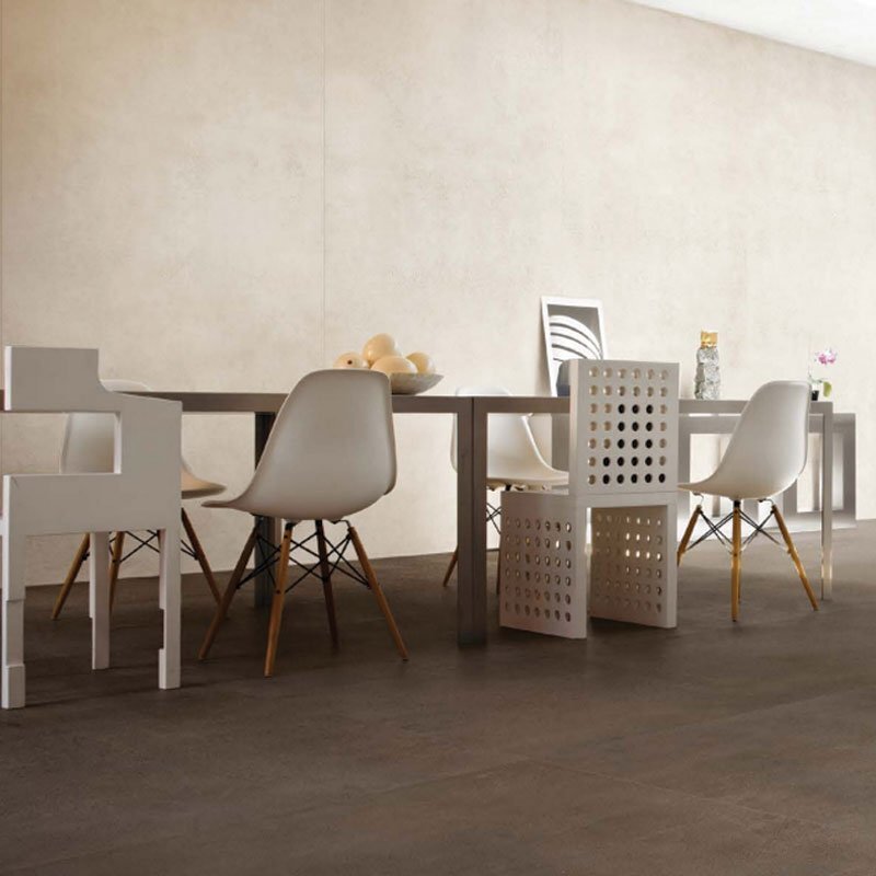 Gres Porcellanato Effetto Pietra Lucido 40x80 Ivory Industrial - Florim