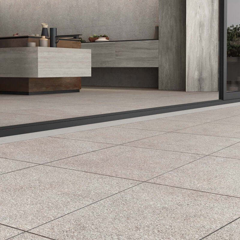 Gres Porcellanato Effetto Pietra Rettificato Naturale 60x120 8.5mm Ash Native - ABK