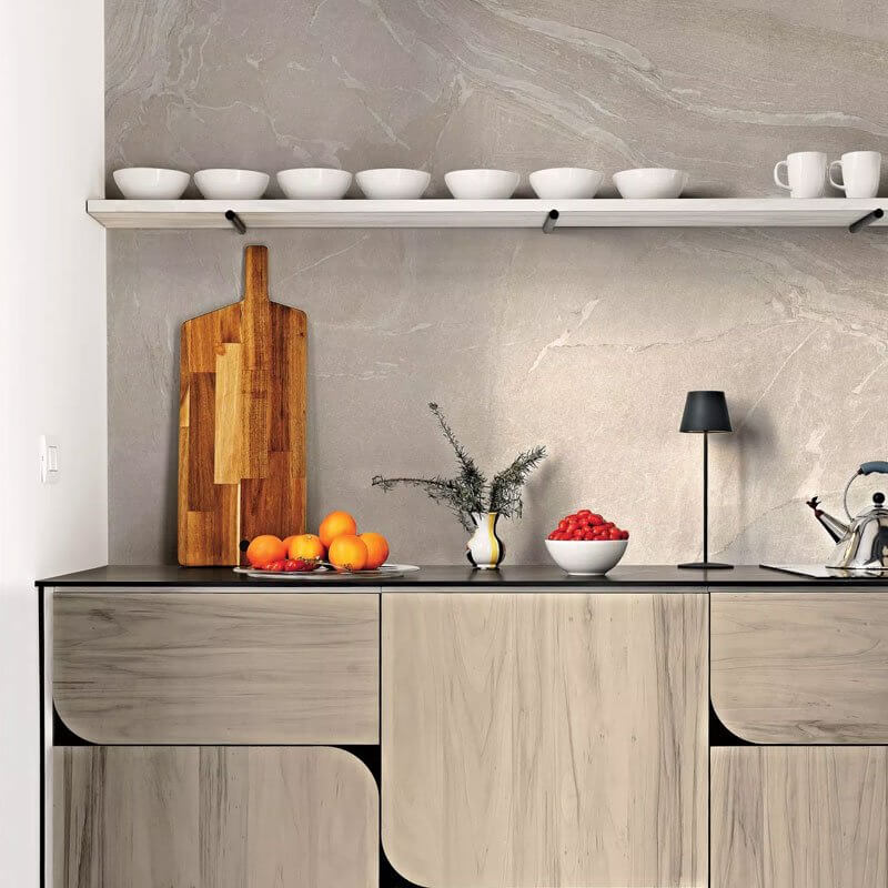 Gres Porcellanato Effetto Pietra Rettificato Naturale 60x120 9mm Dove Woodslate Life - Florim