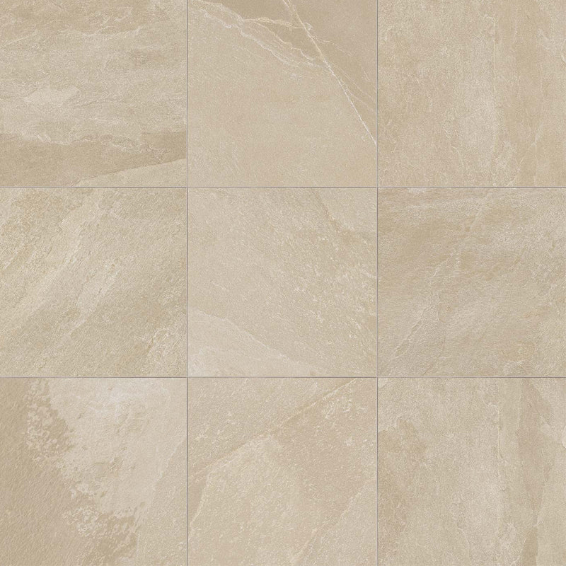 Gres Porcellanato Effetto Pietra Rettificato Naturale 60x60 9mm Cream Natural Stone - Florim