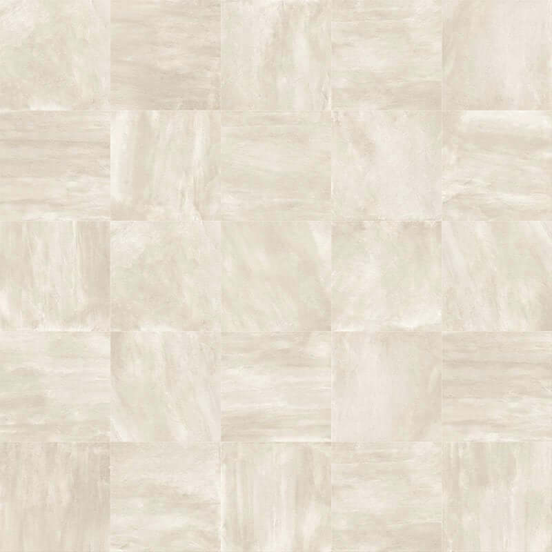 Gres Porcellanato Effetto Pietra Rettificato Naturale 80x80 8.5mm Bianco Concept Stone - Gardenia Orchidea