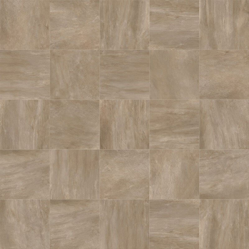 Gres Porcellanato Effetto Pietra Rettificato Naturale 80x80 8.5mm Bruno Medio Concept Stone - Gardenia Orchidea