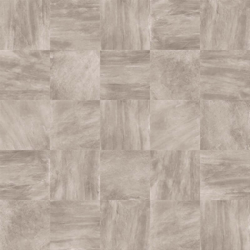 Gres Porcellanato Effetto Pietra Rettificato Naturale 80x80 8.5mm Grigio Concept Stone - Gardenia Orchidea
