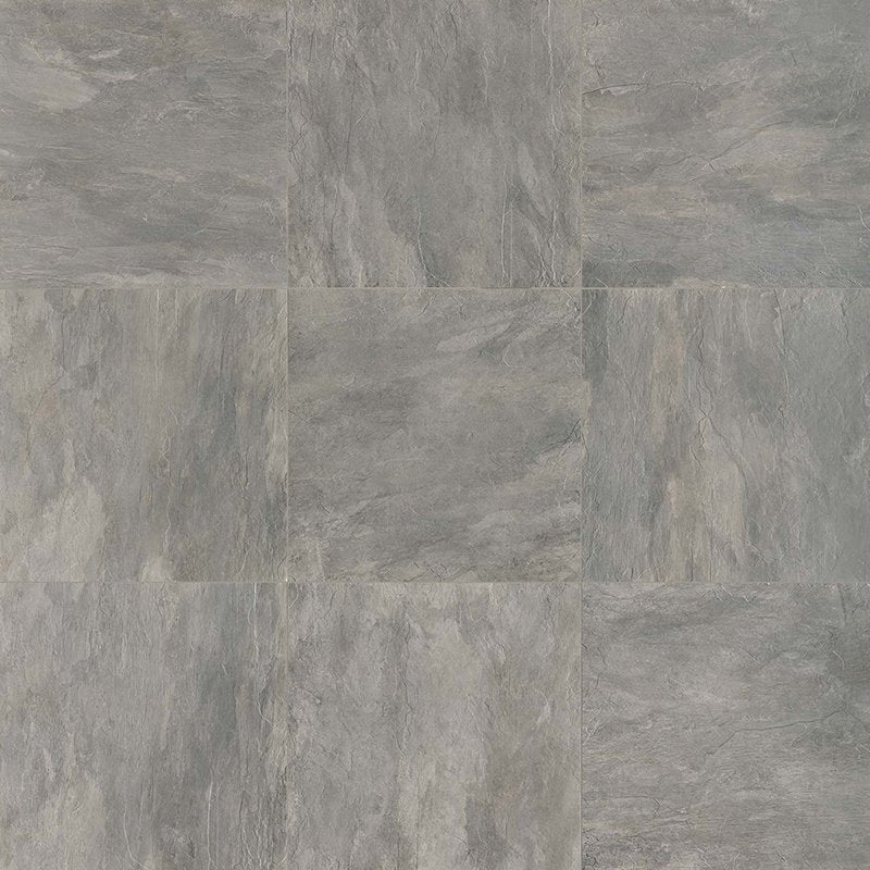 Gres Porcellanato Effetto Pietra Rettificato Naturale 80x80 9mm Plombe Ardoise - Florim