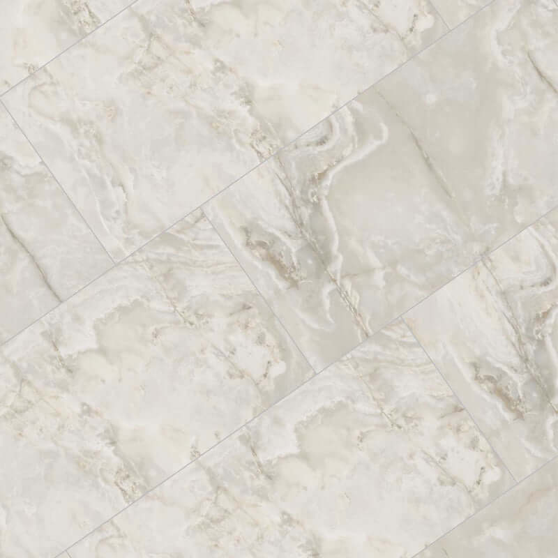 Gres Porcellanato Effetto Pietra Rettificato Satinato 60x120 6mm White Onyx Onyx&More - Florim