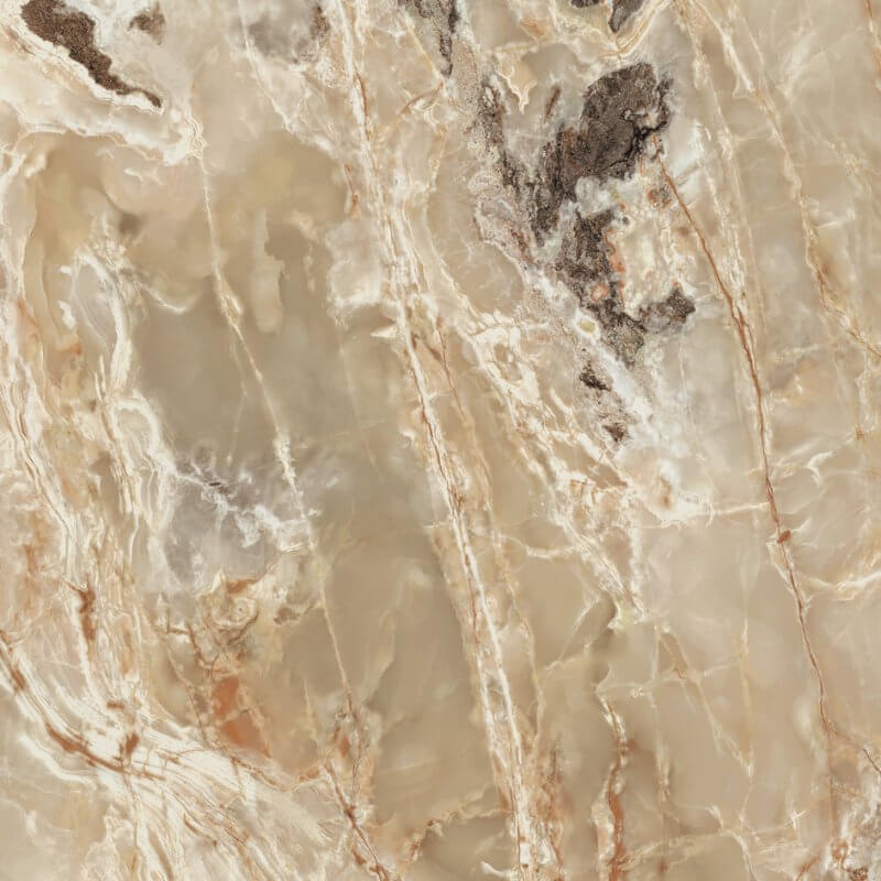 Gres Porcellanato Effetto Pietra Rettificato Satinato 60x60 9mm Golden Blend Onyx&More - Florim