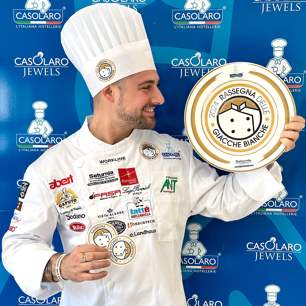 Casolaro Hotellerie Spa The 2024 Rassegna delle giacche bianche Chef's jacket kit Casolaro Hotellerie SpA