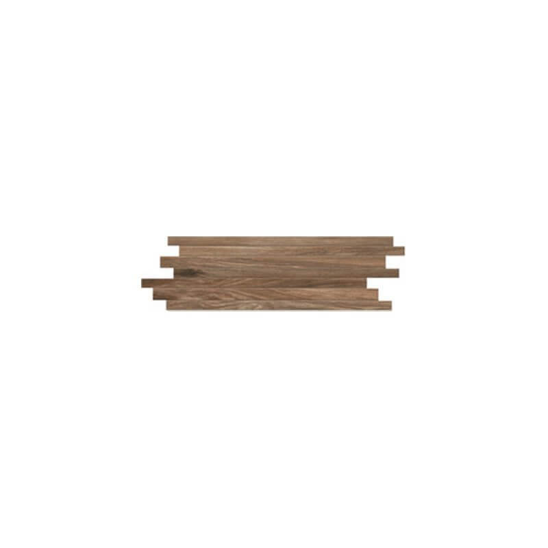 Listello in Gres Porcellanato Effetto Legno Naturale 20x60 9mm Walnut Wooden Tile - Florim