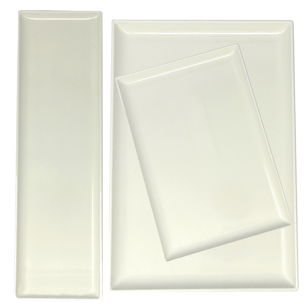 Casolaro Hotellerie Spa Rectangular tray in ivory melamine Casolaro Hotellerie SpA