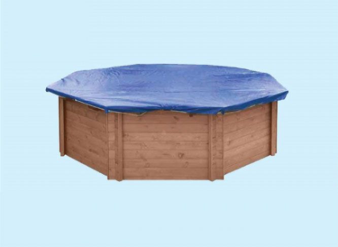 Copertura per piscina in legno Verano 06 - 460 x 814 x 138 cm
