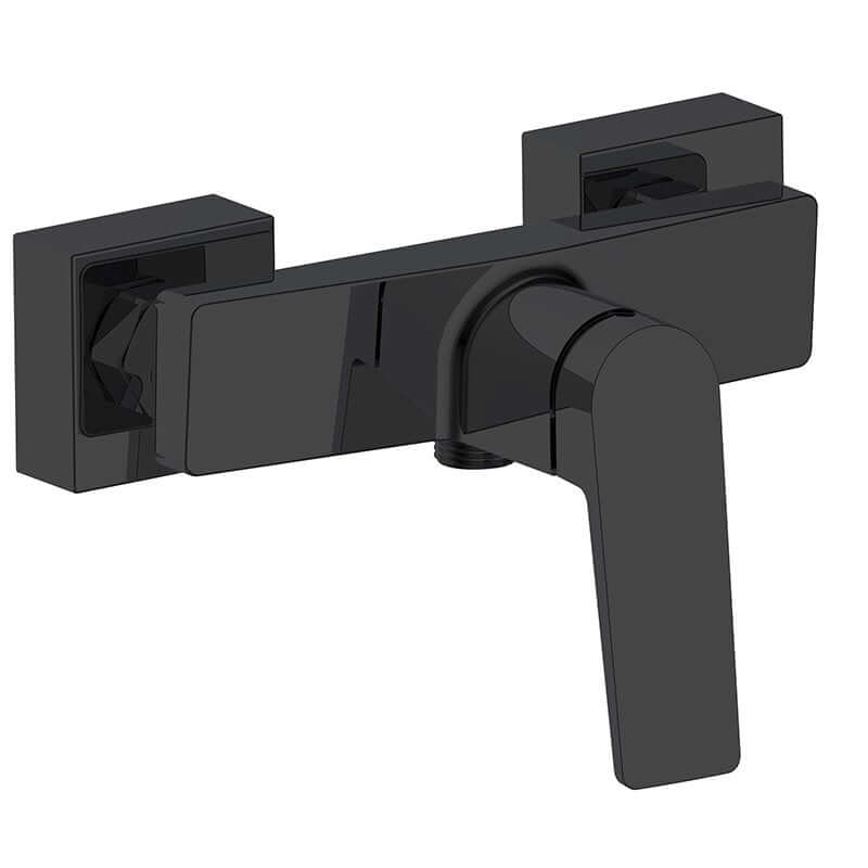 Miscelatore Vasca Doccia Con Doccia Duplex Nero Satinato - Sun