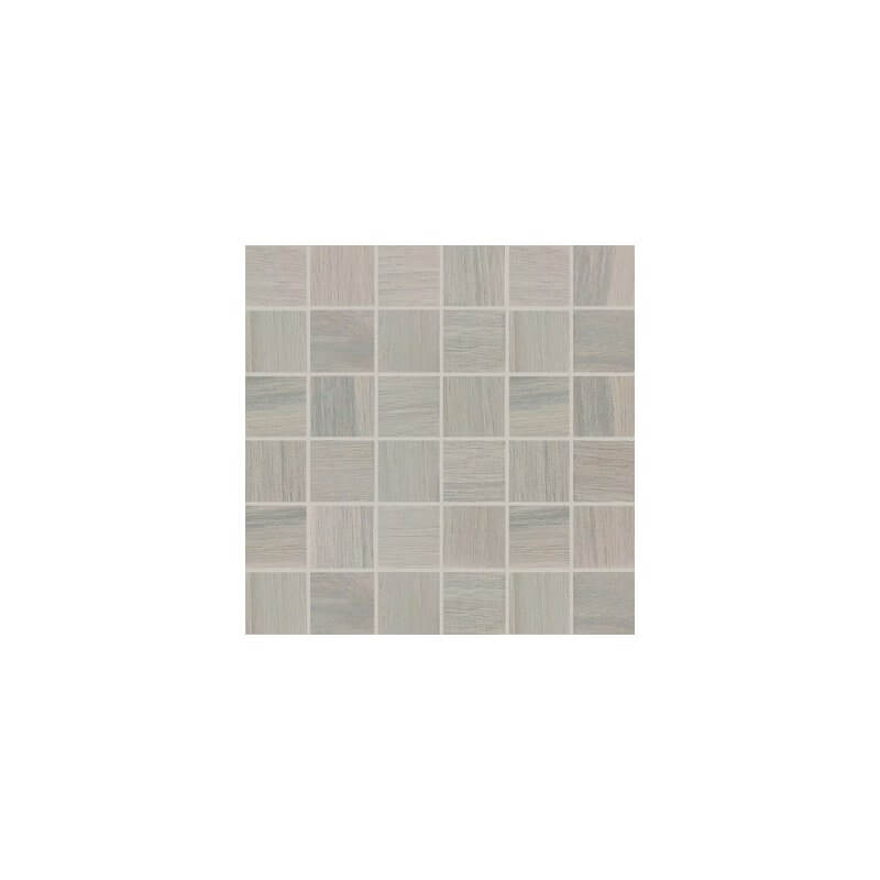 Mosaico in Gres Porcellanato Effetto Legno Naturale 30x30 9mm Gray Wooden Tile - Florim